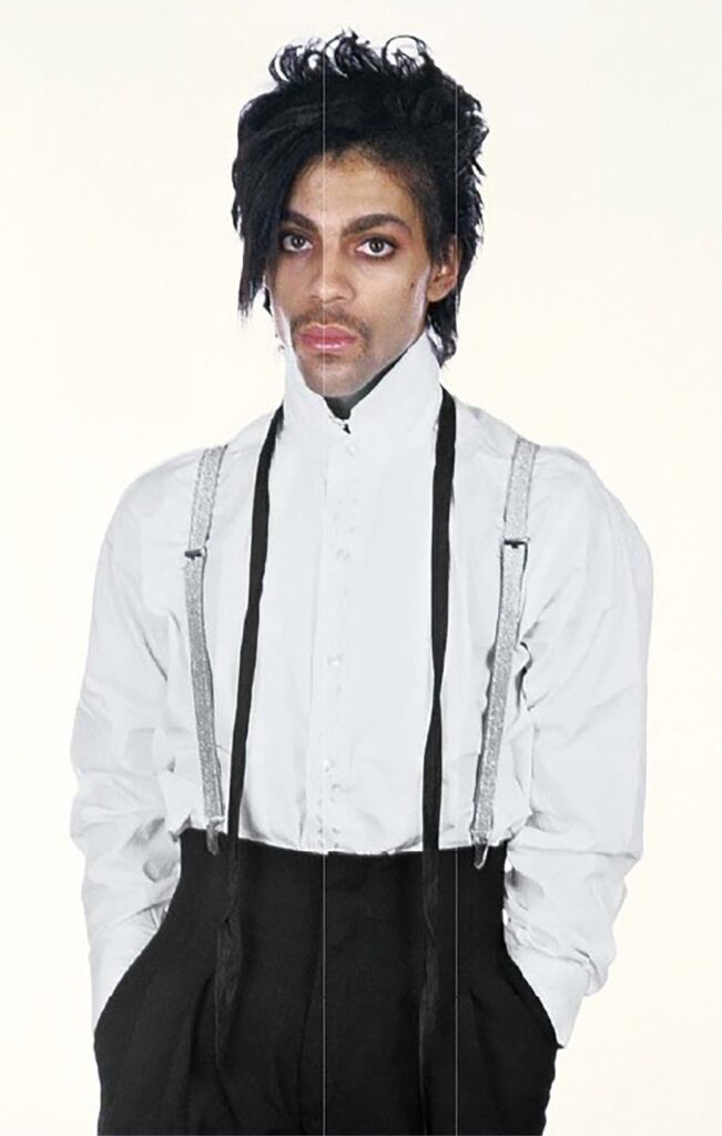 A photo of the artist known as Prince
